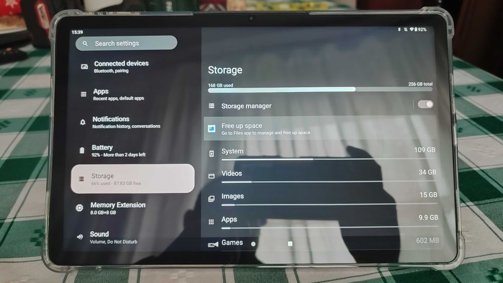 Tablet 11 polegadas 2K 16 GB RAM + 256 GB