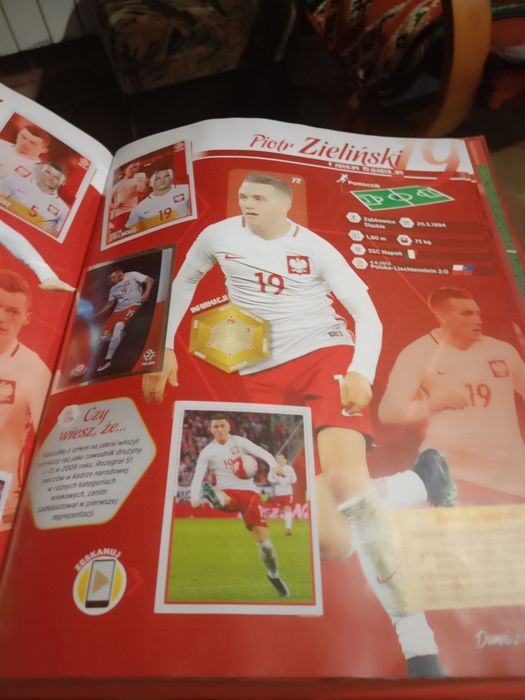 Album z piłkarzami z roku 2018