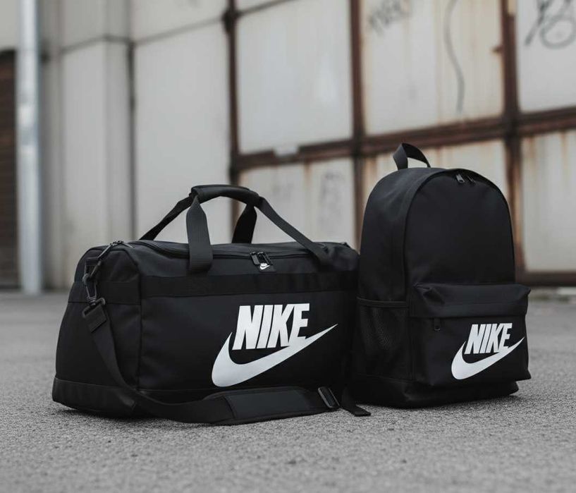 Рюкзак сумка Adidas 2в1 черный комплект спортивный дорожный адидас