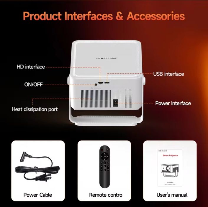 Проектор Magcubic HY450 Max. Новий