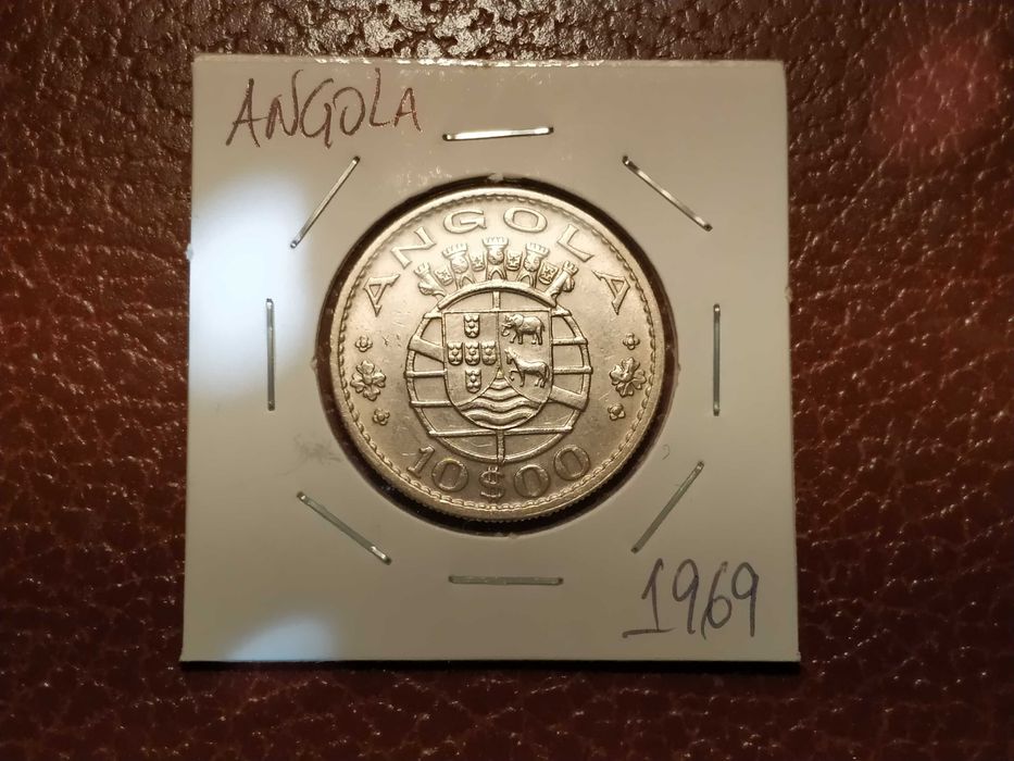 935 Moeda de 10 escudos de 1969 - Angola (Ultramar)