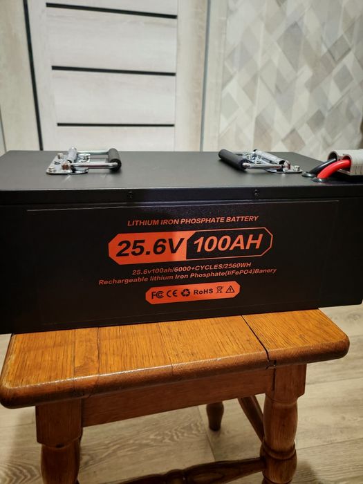 Акумулятор Lifepo4 24v 100ah, 12v 100ah