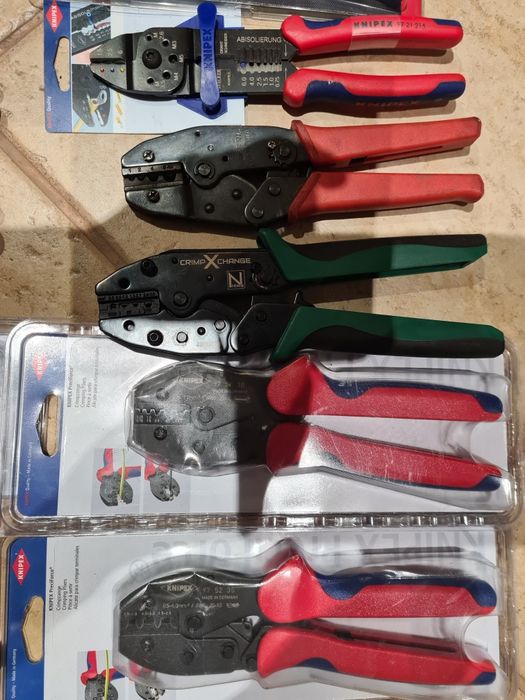 Zestaw zaciskarek wurth knipex