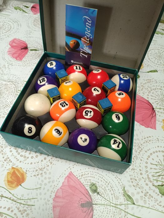 Conjunto Profissional Bolas Bilhar Aramith Premier 2¼"