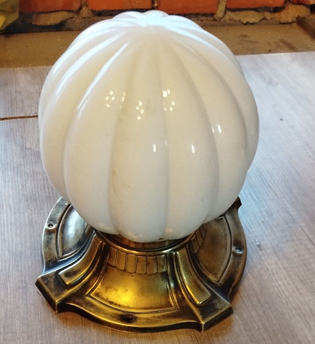 Plafon stara lampa sufitowa Art Deco