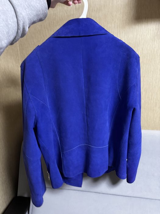 Шикарна замшева косуха куртка Uterque