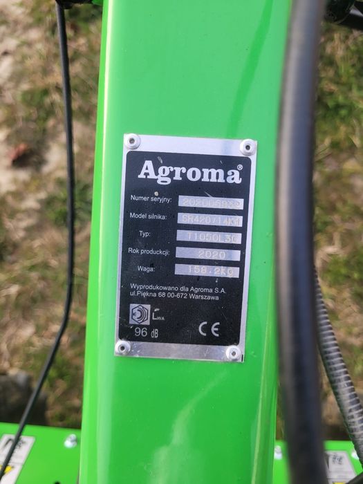 Traktorek glebogryzarka spalinowa