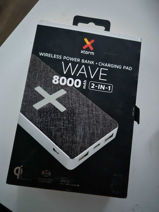 NOWY powerbank XTORM WAVE z ladowaniem bezprzewodowym indukcyjnym!