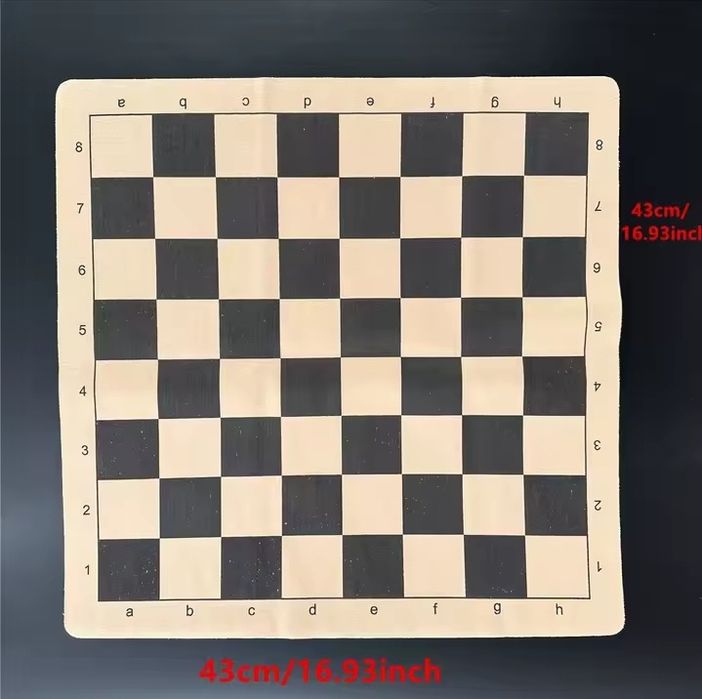 Szachy - duże starożytne 43x43cm figurki 9cm.
