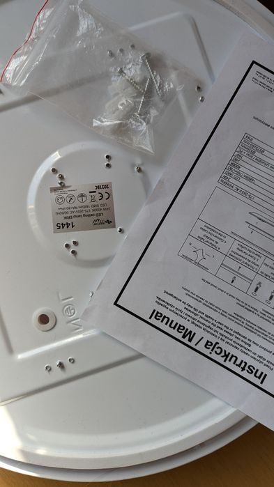 Lampa Eric LED - plafon nowa sufit ściana