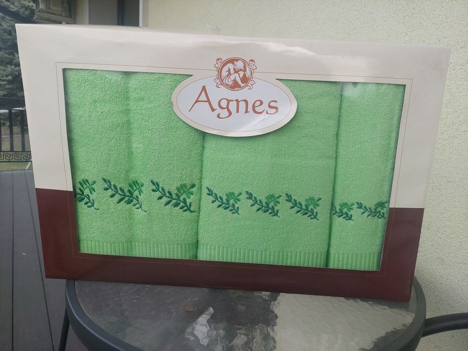 Komplet ręczników frotte Agnes 3 szt