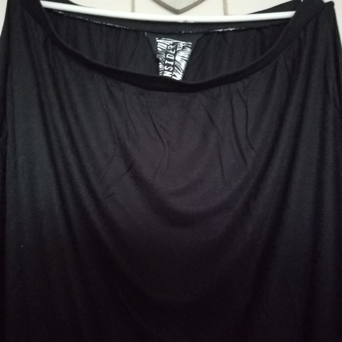 Czarna długa spódnica XL