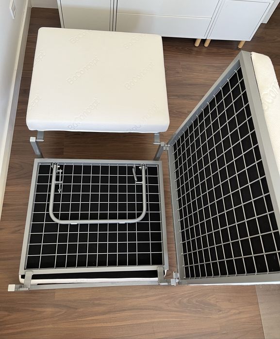 Pouf/Pufe que vira cama de solteiro Bo Concept