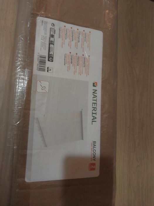 Markiza balkonowa beżowa 2.5x2.5 mb