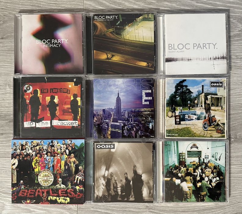 Музика на CD дисках, видання USA EU Japan (фірмові) rock, alternative, britpop, pop punk, indie