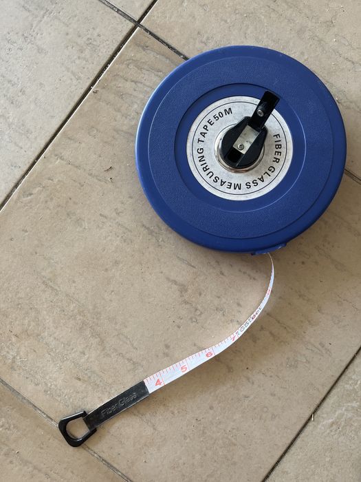 Fita metrica em fibra de vidro 50 mts