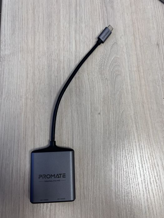 Переходник USB-C/2-HDMI Promate MediaLink-H2