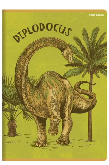 Zeszyt Top 2000 diplodocus A5 32 kartki