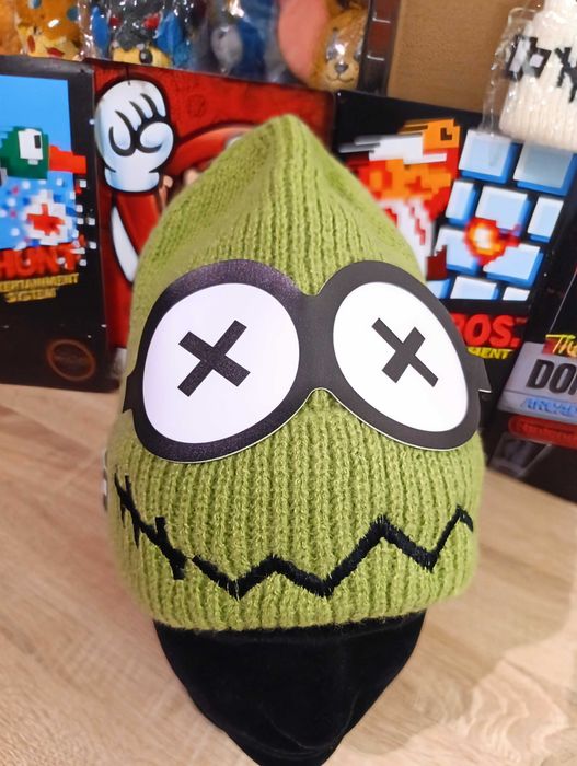 super słodka i wysokiej jakości, zabawna czapka z motywem robota