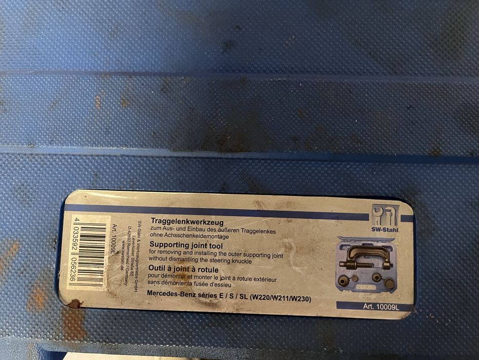 Extrator de rotulas Mercedes-Benz séries E / S / SL (W220/W211/W230)