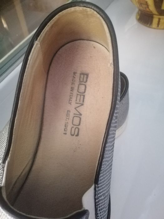 Кожаные итальянские слипоны