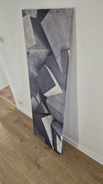 Obraz na płótnie kamienie kwadraty 3D 150x50cm