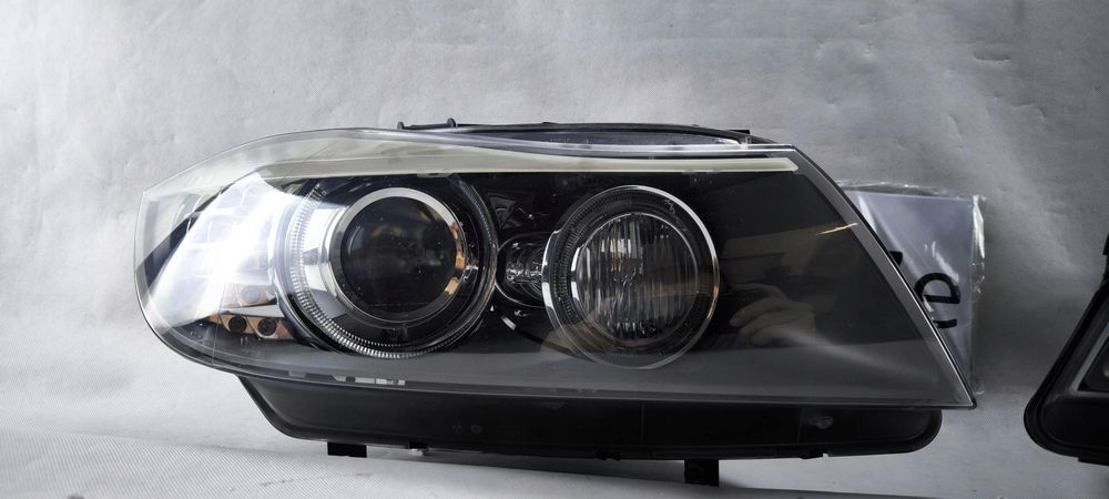 bmw e90 e91 lci lift xenon skretny lewy prawy reflektor 7202589 7202590