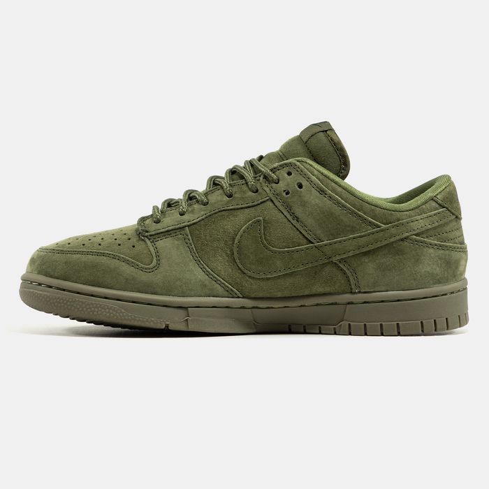 Кросівки КроссовкиNike SB Dunk Low x Supreme khaki Green Зелёный Зелений Хаки Хакі Кросовки повсякденні