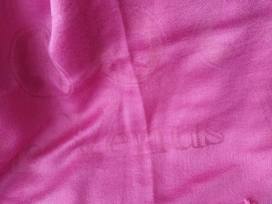 Echarpe nova rosa 30% seda padrão Deusa Vénus 1,80x0,70m