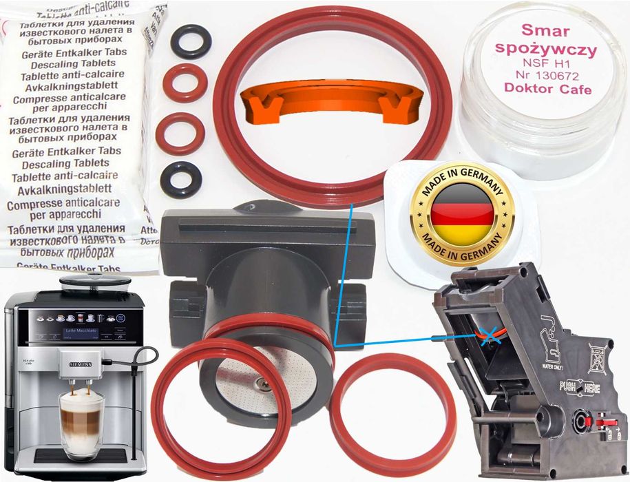 Zestaw uszczelki Bosch Vero Siemens EQ5 EQ6 EQ7 EQ8 s100 s300 s400 700