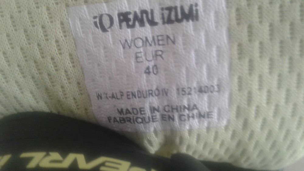 Sapatilha de ciclismo Pearl Izumi tamanho 40