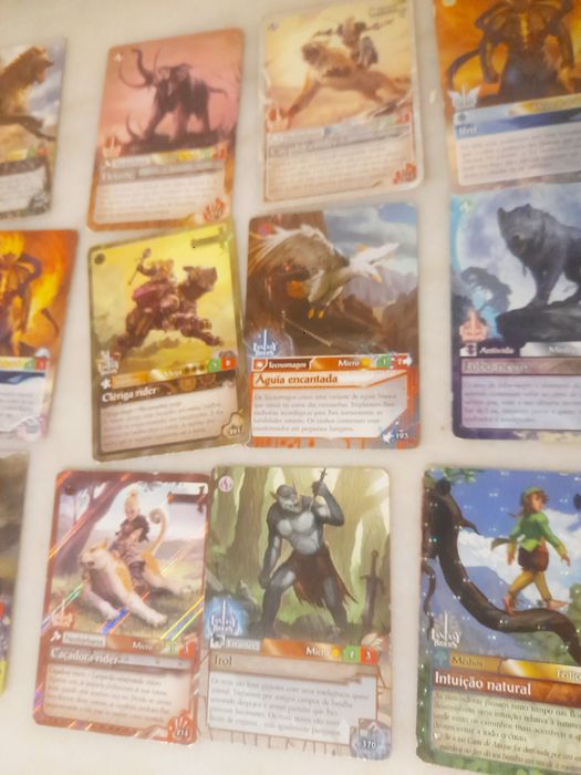 Conjunto de 24 Cartas Coleccionáveis Fantasy Riders