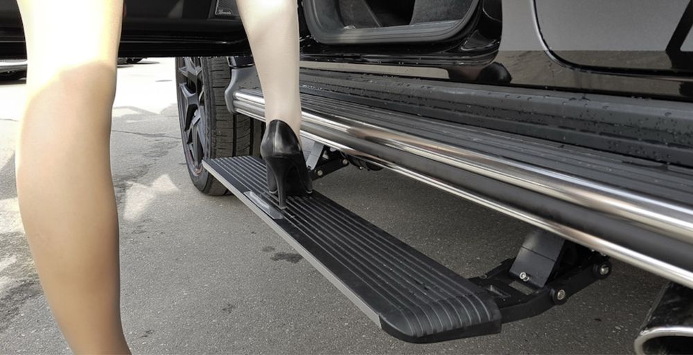 Выдвижные подножки Mercedes G-Сlass W463A W464 W465 пороги ступеньки
