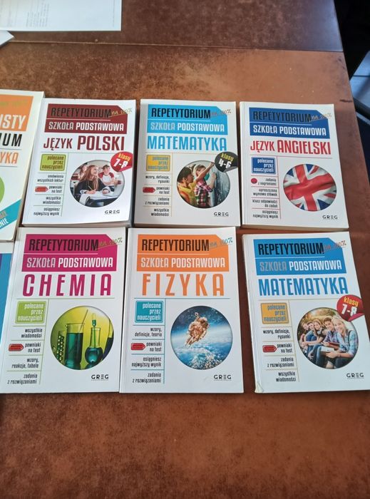 Repetytoria różne kl 4-6, 7-8