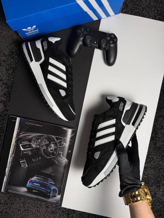 Чоловічі кросівки адідас Adidas ZX 750 New Black White [41-45]