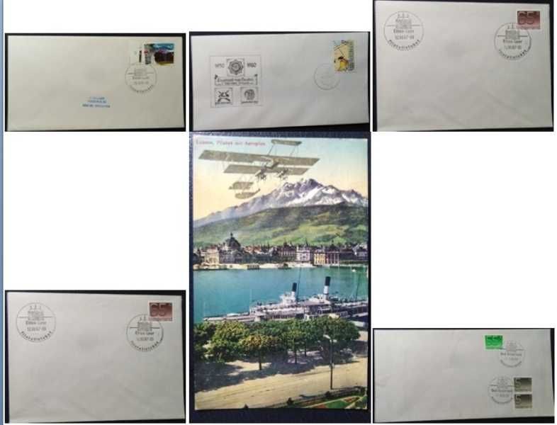 Lote com 31 cartões/envelopes de vários países (R015)