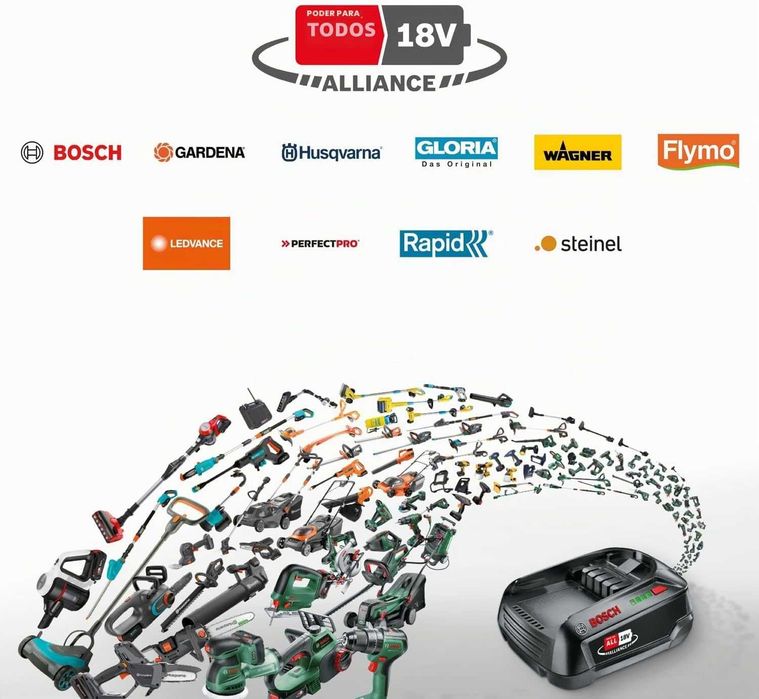 Corta-sebes Telescópico Bosch UniversalHedgePole 18 (NOVO com Bateria)