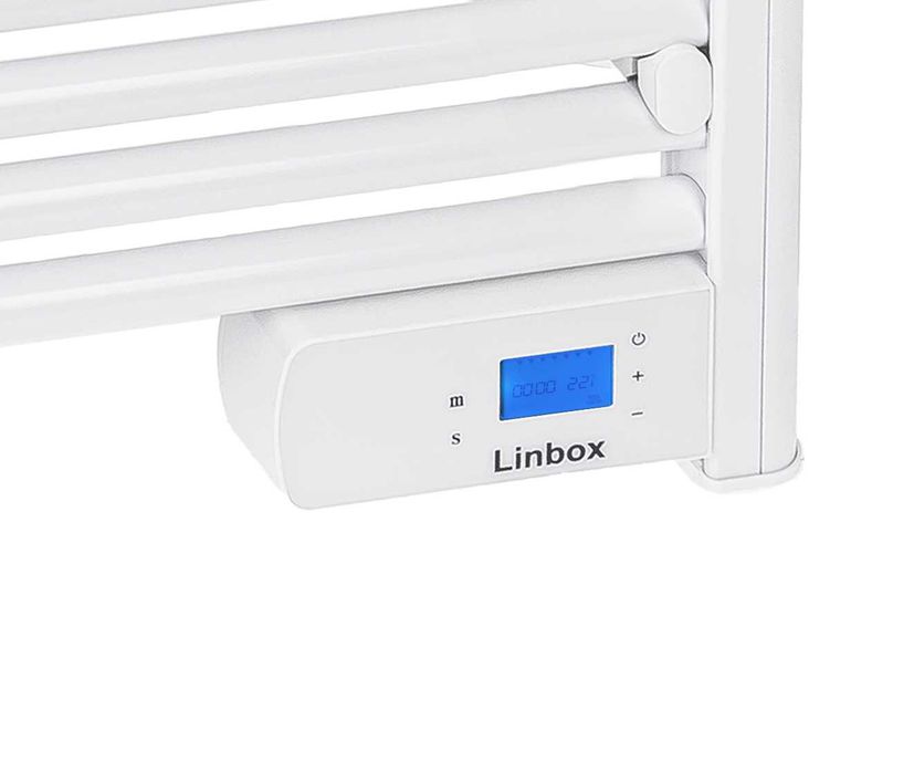 [Outlet] GRZEJNIK ŁAZIENKOWY 500W elektryczny timer termostat biały