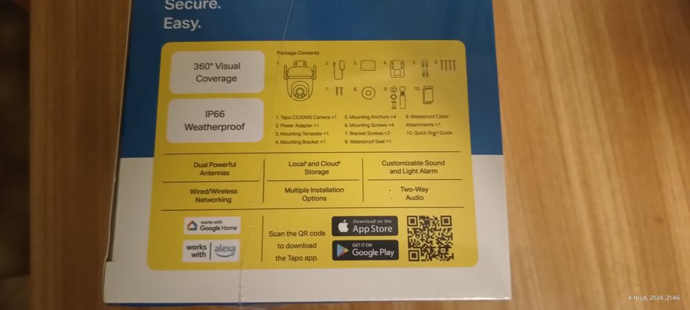 Камери відеоспостереження TP-Link TAPO-C520WS/C560WS
