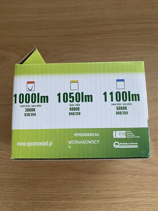 Żarówka LED o mocy 15W