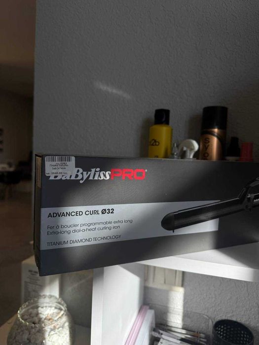 Плойка BaBylissPRO Advanced Curl Ø32