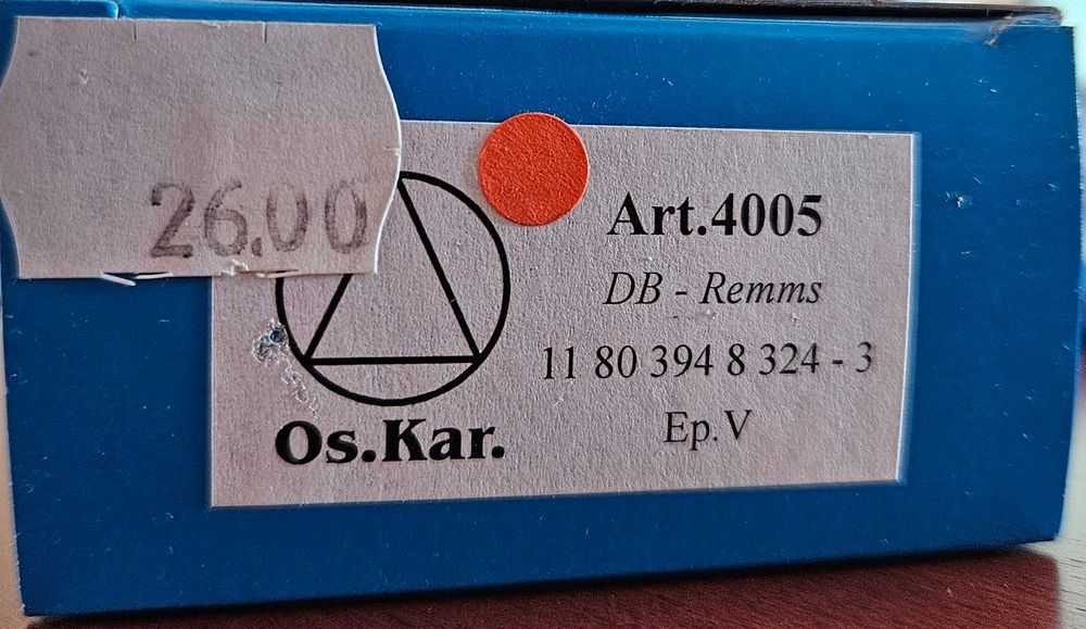 Modelismo comboios colecção - OS.KAR art 4005 H0