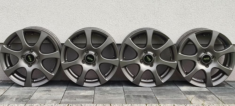 Alufelgi 15 cali 4x100 AUTEC germany Grafit czujniki