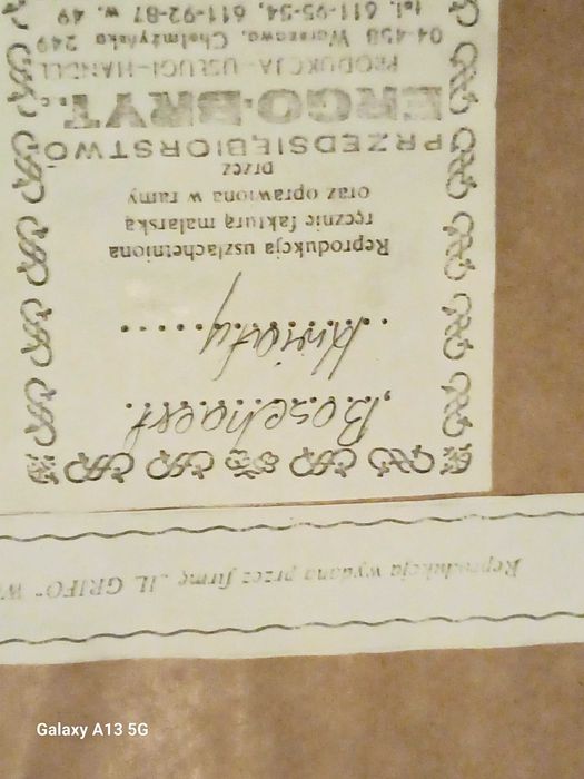 Obraz ręcznie malowany