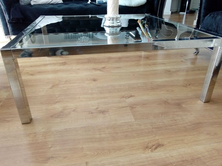 stół kawowy glamour. 100cm x 100cm.