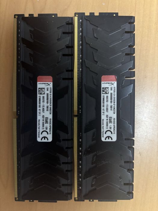 Оперативная пам’ять Kingston predator 16GB (2 x 8GB) DDR4