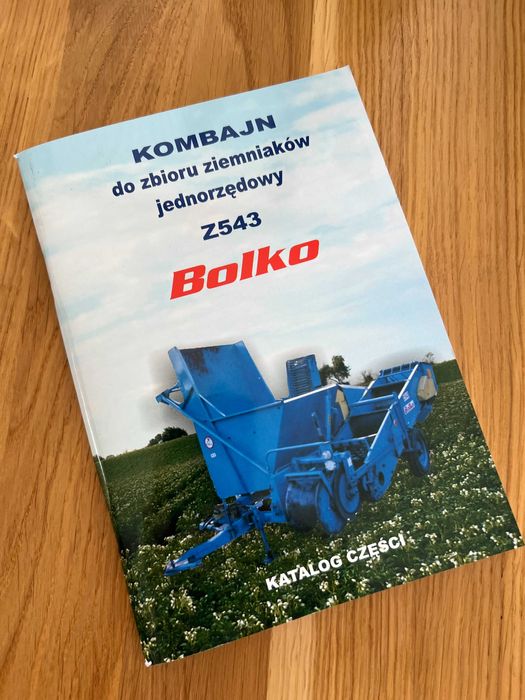 KATALOG CZĘŚCI kombajn ziemniaczany BOLKO Z543