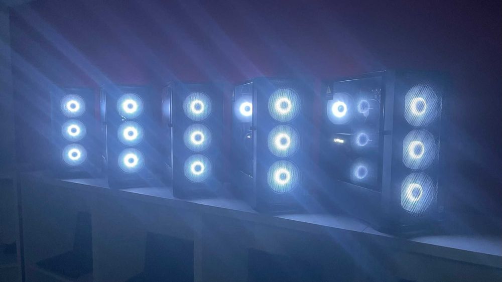 Nowy Komputer Gamingowy Ryzen 7-5700x 32GB 1TB SSD RTX 5070 Win 11