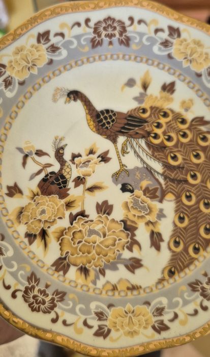 Porcelanowy zestaw chiński Paw