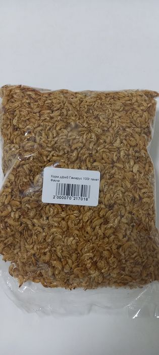 Корм для рыб Гамарус 100 грамм Фауна